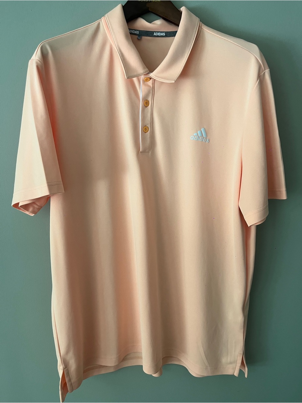 adidas Men’s Light Peach Polo Shirt